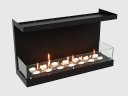 Встроенный биокамин Lux Fire Фронтальный 1100 M ВБКФ-1100М