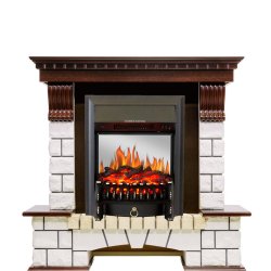 Каминокомплект Royal Flame Pierre Luxe с очагом Fobos FX M Black