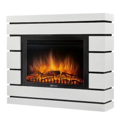 Каминокомплект Firelight Moderno 25 с очагом EFP/P-2520LS шпон белый дуб