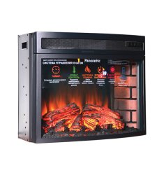Каминокомплект Interflame Стаффорд с очагом Panoramic 25 LED FX темный дуб